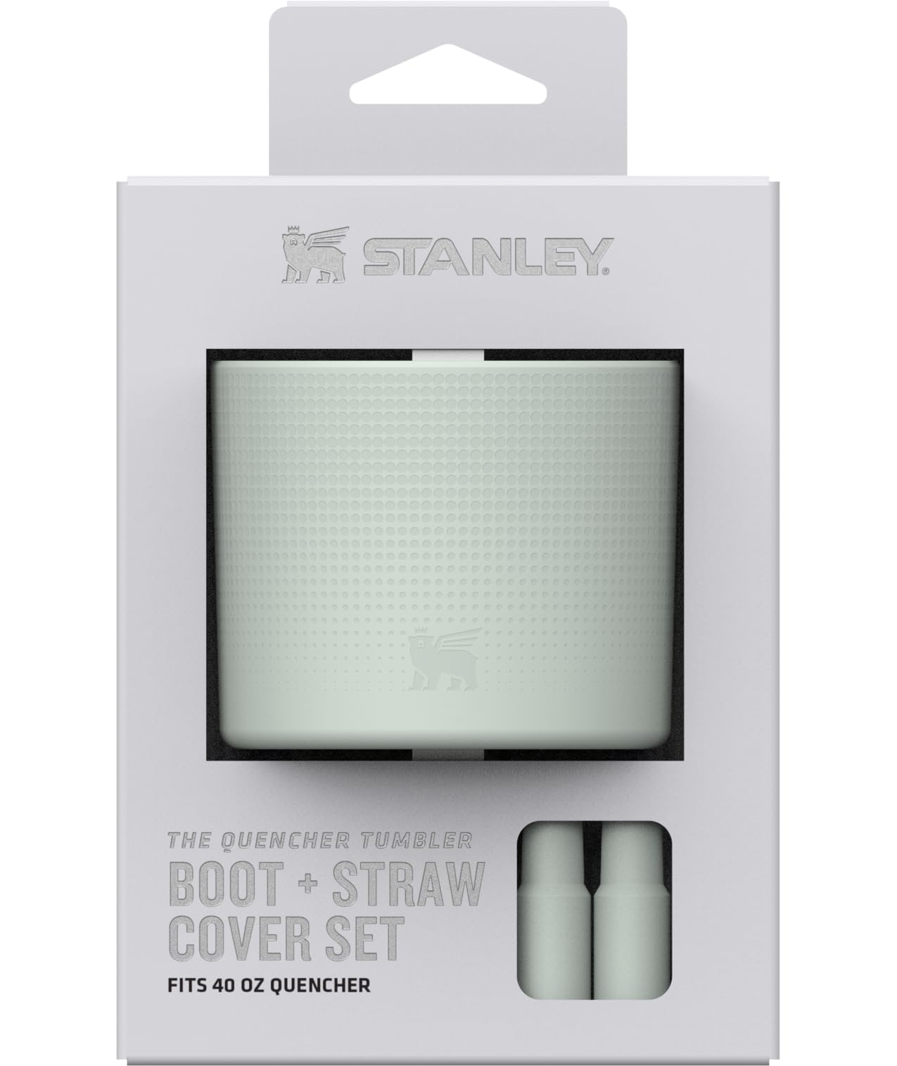 STANLEY Quencher Boot and Straw Cover Cap | Anti-Slip Silicone Protector for 40 oz Tumbler with Handle | Accessory Set for Stainless Steel Drinking Cup | BPA-Free | Mist