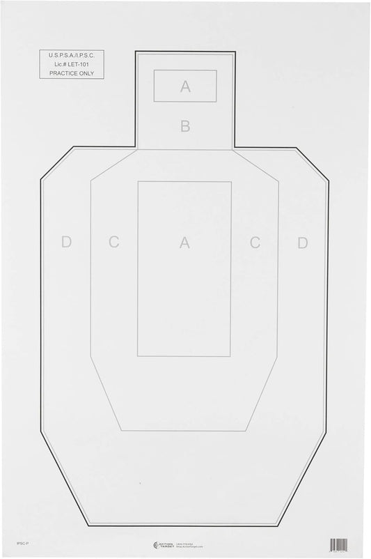 IPSC-P IPSC Paper TRGT 100 Pack
