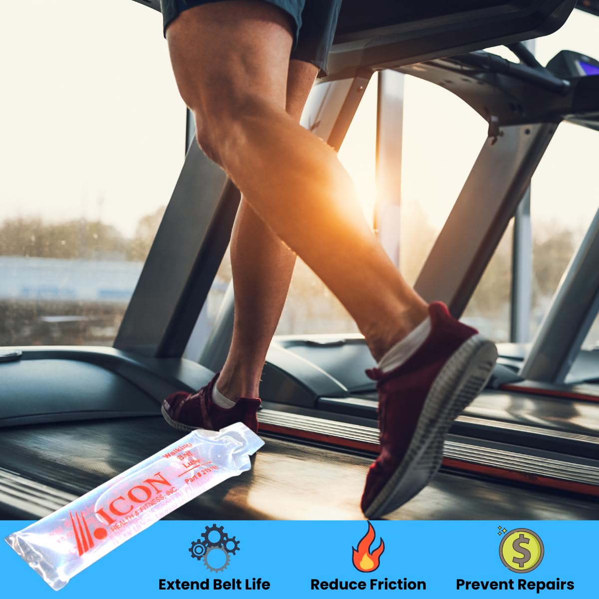 Gronk Fitness Treadmill Belt Lubricant, 100% Silicone Lube for Walking Pads & ICON, NordicTrack, ProForm, Weslo Healthrider Treadmills, Odorless, 4 Pack Tubes, 2 oz Total