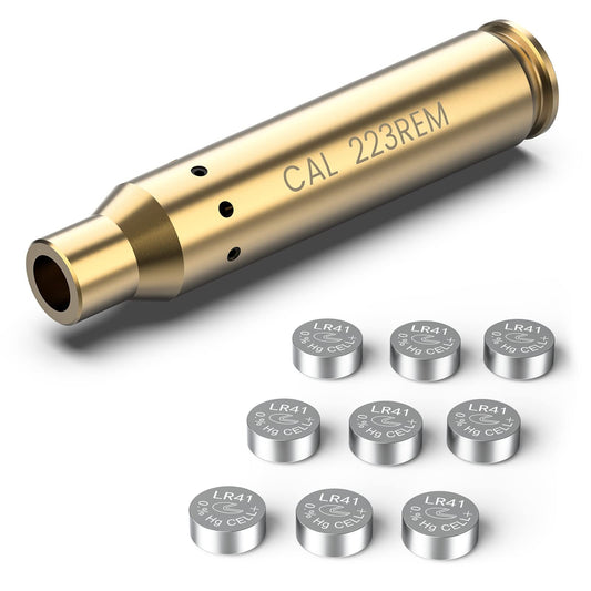 Feyachi 223 5.56 Laser Sight. 223 Rem 5.56mm NATO Red Laser Boresighter