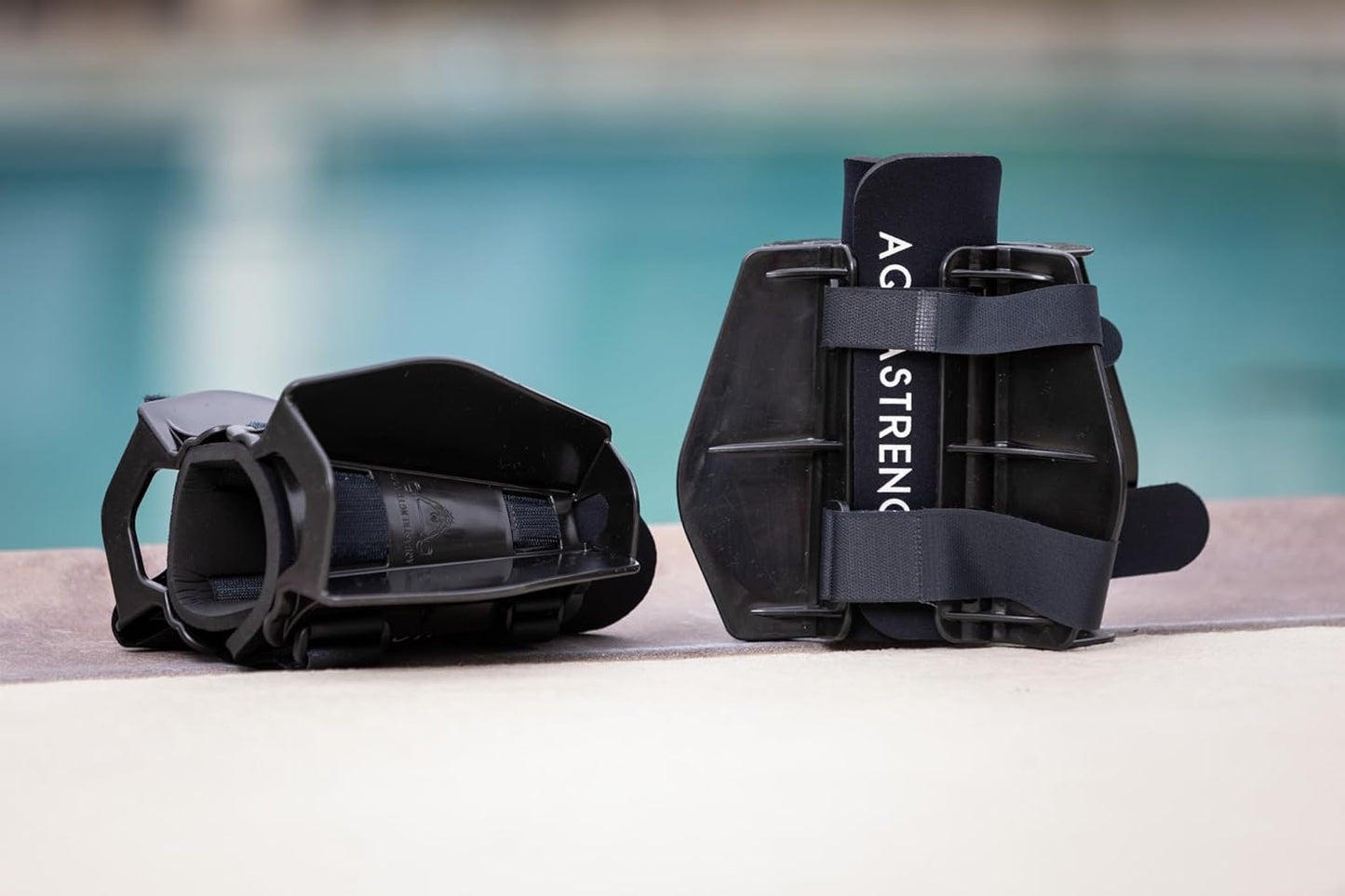 Hydro-Tone Total Body Pool Weights for Water Exercise | Isokinetic Functional Water Weights | Build Muscle - Easy on Joints | Aquatic Pool Weight | Quick Start Guide