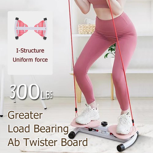 Waist Twist Machine, Ab Wasit Board with 300 lbs Weight Capacity, Ab Machine for Slim Waist and Core Ab Exercise, waist trainer for women Men, Home Gym Exercise Equipment