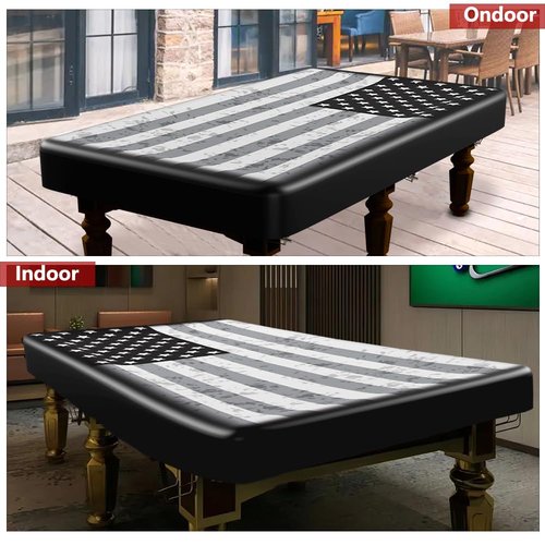 Pool Table Cover 8ft,Billiard Table Covers Waterproof Custom Tablecloth Dust Cloth,Indoor/Outdoor Billiards Topper Accessories for Protecting Felt Scratch-Resistant for para Bar,Home,Billiard Room