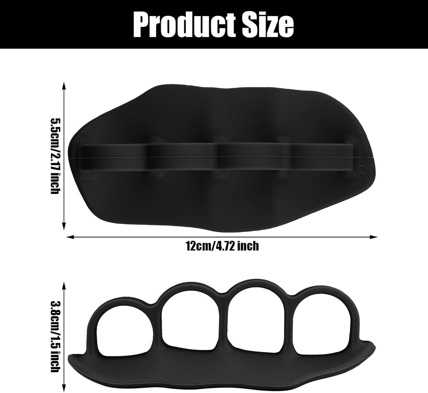 2pcs Weight Lifting Grips, Silicone Anti-Slip Gym Workout Grips for Hand Protection Gloves, Rubber Dumbbell Rypt Gripper for Men Women, Bar Pad Pull Up Practical Fitness Exercise Accessories