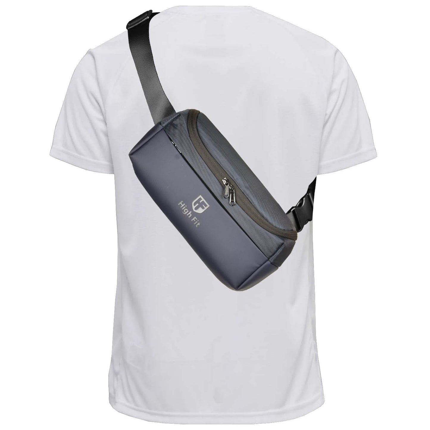 HIGH FIT Compact EDC Sling Bag, Minimalist Crossbody Bag Men,Small Cross Body Bag for Men and Women,Water-resistant Lightweight Chest Shoulder backpack/Bag for Travel, Work, Sport