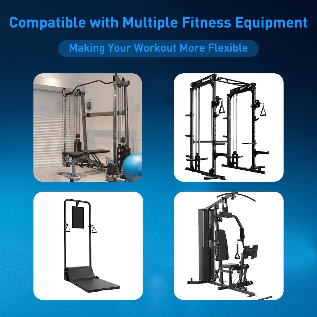 2-in-1 Extender Belt & Resistance Bands Sleeve - Ideal for Speediance Gym Monster & All Gym Machines - Ultimate Home Gym Accessories for Pulley & Cable Systems, Solving Arm-Rubbing Woes