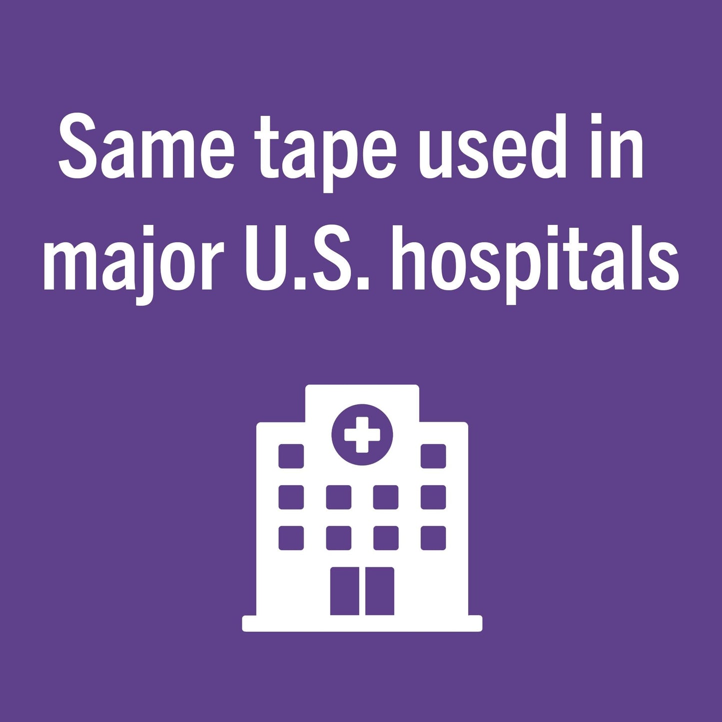 Hospital Tapes, 1 Inch x 10 Yards, 6 Rolls