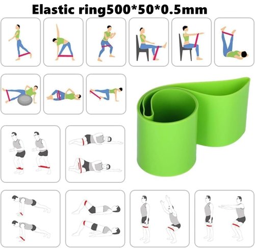 Pilates Essentials Kit for Women, Home Pilates Kit with Yoga Ball 25cm Figure 8 Resistance Yoga Bands, Pilates Rings Booty Bands with for Home Use and Gym Workout (C)
