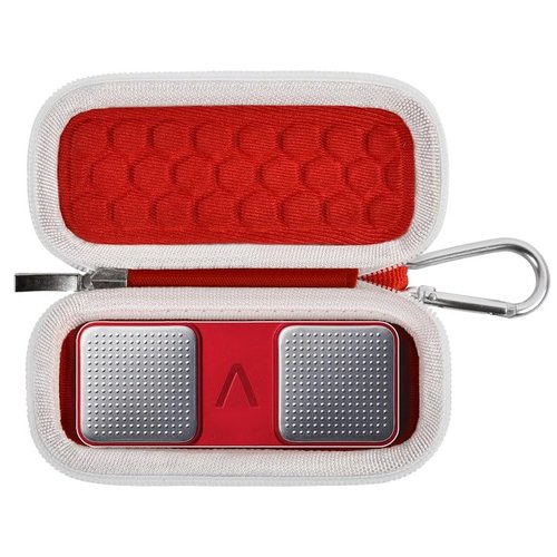 Case Compatible with KardiaMobile 6-Lead/for 1-Lead/for KardiaMobile 6L Max Personal EKG Monitor, Heart Rate Moitor Storage Holder - Red(Bag Only)