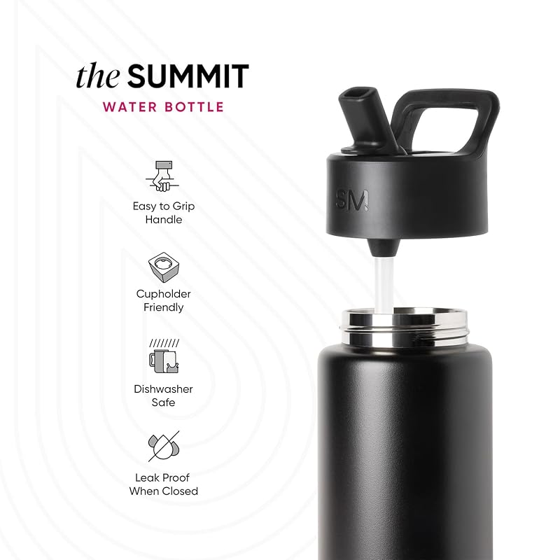 Simple Modern Summit Kids 14oz Water Bottle - Pink Ballerina