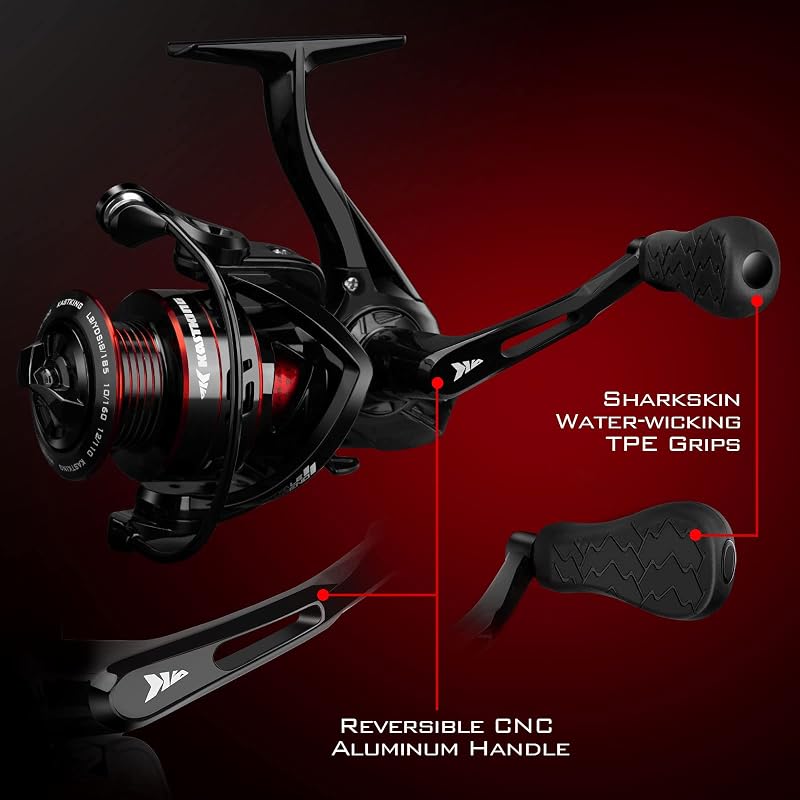 Royale Legend II Spinning Reel 5.2:1 - 6.2:1, Black - KastKing Royale Legend II+3000 Variation