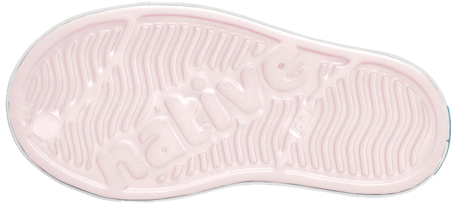 Native Shoes Unisex-Kids Jefferson Sneakers, Milk Pink/Shell White, 6 Toddler