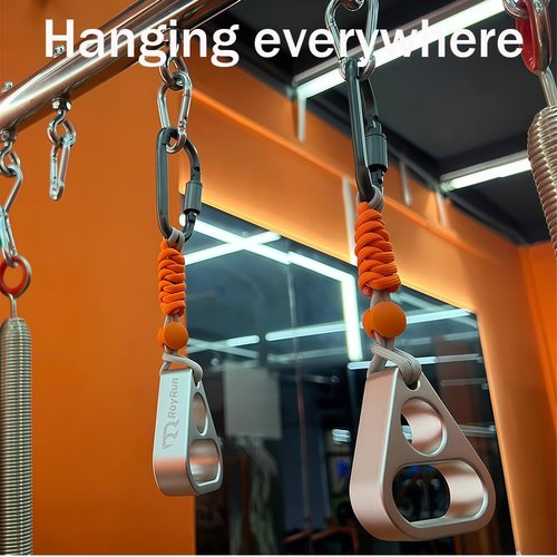 Portable Fingerboard Trainer - Metal Alloy Climbing Hangboard for Rock Climbers, Compact Strength Training Tool with Keychain Design Ideal Gym Gift for Fitness Enthusiasts