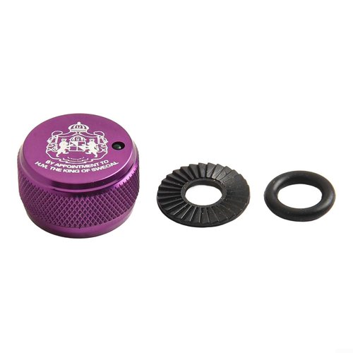 Fit For Abu Garcia Fishing Reel Brake Knob, Mechanical Spool Control Knob, Aluminum Alloy Spool Control With Internal Sound Kit Fit For 3 3.5 4 P5 Series, Fishing Reel Replacement Parts(purple)