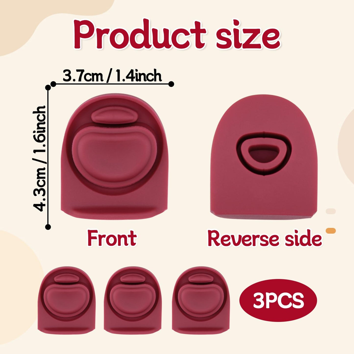 3 Replacement Rubber Stopper Seal for Owala FreeSip 16oz 24oz 32oz 40oz(F4)
