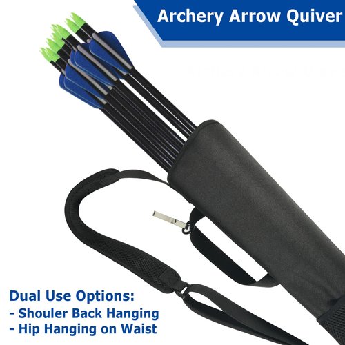 Cosmos Archery Arrow Quiver Holder Adjustable Arrow Backpack Bag Holder Hip Back Quiver for Arrows, Bow Hunting and Target Practicing