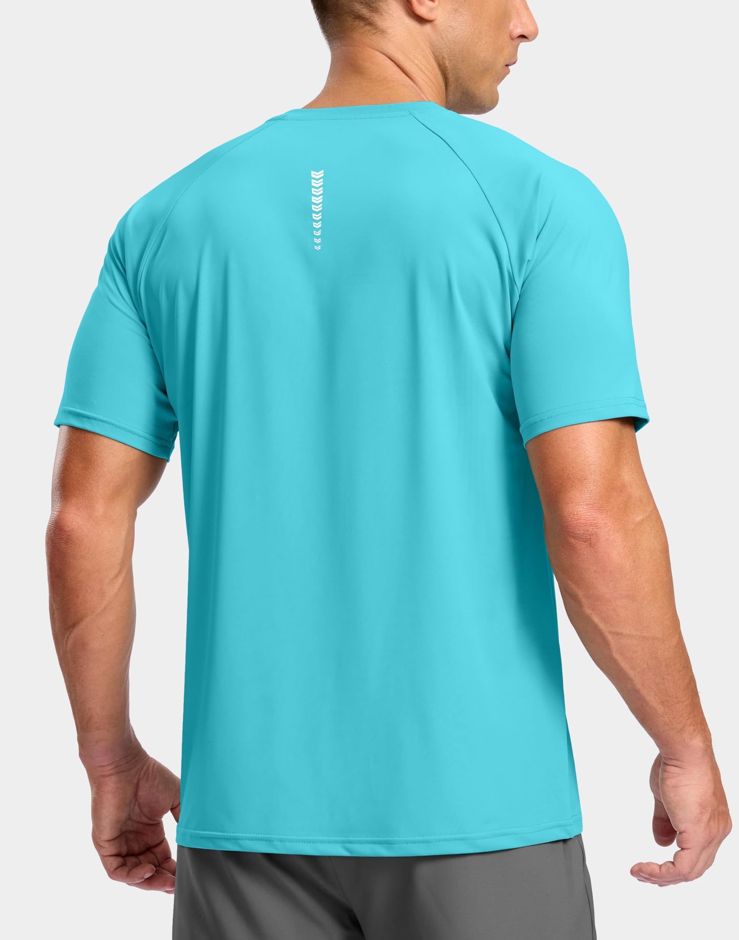 G Gradual Men's Athletic Workout T-Shirts Moisture Wicking Cooling Running Shirts Short Sleeve Performance Tee for Gym Tennis(Blue,4XL)