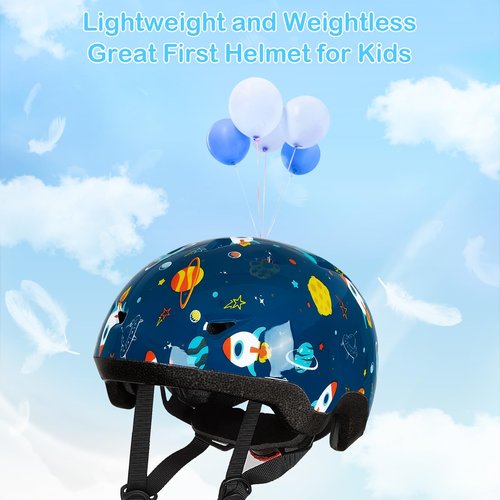Toddler Bike Helmet, Baby Infant Bike Helmet for Toddlers Boys Girls Age 1-3 Kids Helmets for Biking Scootering Skateboarding