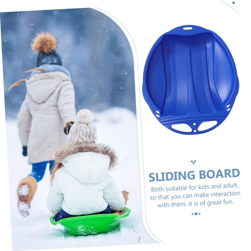 Totority Plastic Sand Sled for Snow Grass and Beach with Pull Rope Versatile Sliding Board for Boy Girl and Adults Outdoor Sled for Family Fun and Adventures