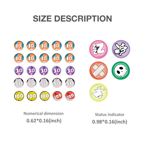 Extalas Playmat for Trading Card Game ??2-Player Trainer Mat with 31 Damage Counters and Professional Storage Bag