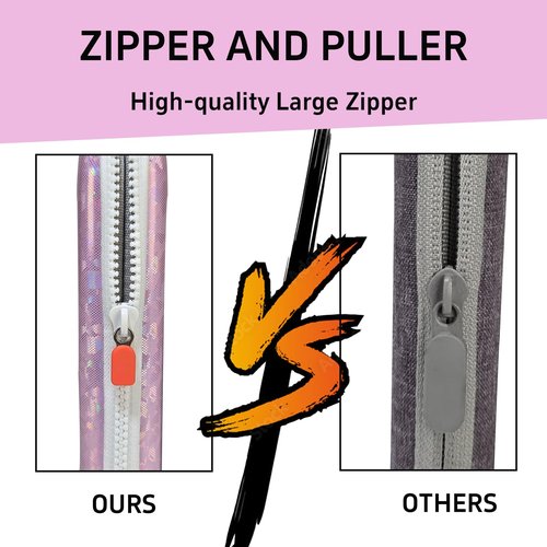 Sparkly Card Holder for YOTO Player Cards - 120 Pockets Portable Binder with Zipper, Carry Strap & Sleeves for Yoto Player/Mini Audiobook Cards, Travel-Friendly Hard Storage Organizer(Pink)