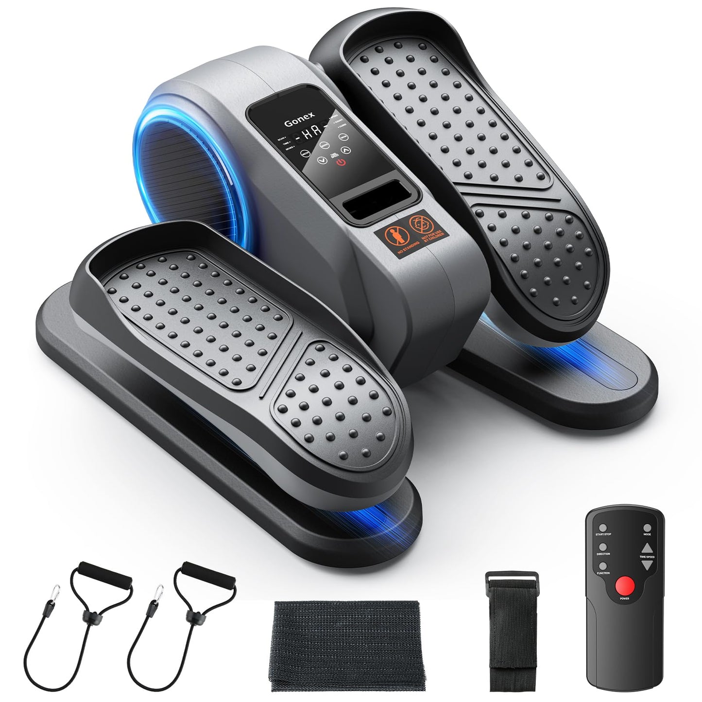 Gonex Under Desk Elliptical Electric Pedal Exerciser 10 Speed & Resistance