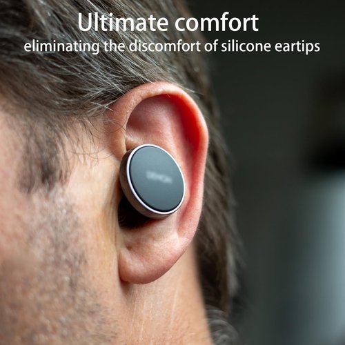 NANLANFAN Memory Foam Eartips Compatible with Denon Perl Pro, Ultimate Comfort, 3 Pairs (S/M/L, Black)
