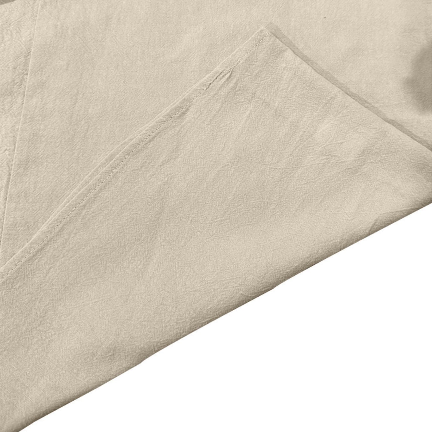 Men's Summer Cotton T Shirts Casual Long Sleeve V Neck Shirts Hippie Beach Tops Drawstring Linen Shirts Linen Henley Shirts Apricot XL