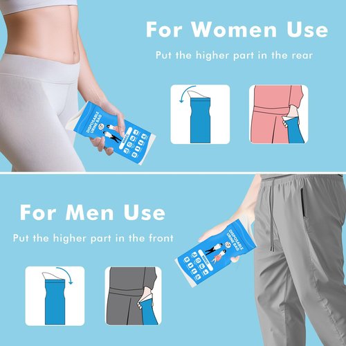 Kingci Disposable Pee Bags, 900ML Urine Bags for Women Men, 12 Pack Emergency Portable Urinal Bag and Vomit Bag Female Urinal Bags for Travel, Camping, Traffic Jams, Patient, Pregnant