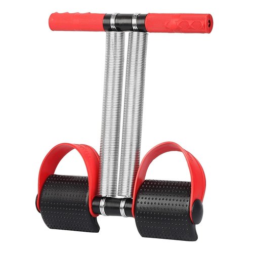 Double Spring Tummy Trimmer Men and Women for Abs Workout Stomach Exercise Machine for Women and Men Exercise in Gym, Home for Abdominal, Belly Exercise Waist Trimmer, Black