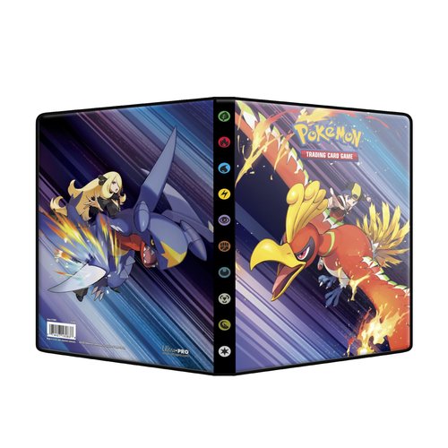Ultra PRO - Scarlet & Violet: Destined Rivals 4-Pocket Portfolio for Pokémon | Card Portfolio Album that Holds 80+ Cards & Oversized Card Storage, Trading Card Display & Protection