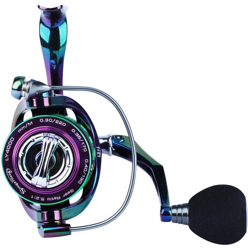 Sougayilang Fishing Reel Light Weight Ultra Smooth Aluminum Spinning Fishing Reel-13+1BB - LY1000