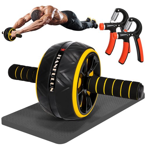 Ab Roller for Abs Workout, Ab Roller Wheel Exercise Equipment for Core Workout, Ab Wheel Roller for Home Gym, Ab Workout Equipment for Abdominal Exercise