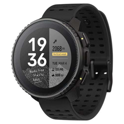 SUUNTO Vertical GPS Sports Watch, Premium Multisports Watch w/1.4 inch Touchscreen & 95+ Training Workout Analysis, Heart Rate & Sleep Tracking, 60-Day Battery Life, Dual-GNSS, Free Offline Map, Black