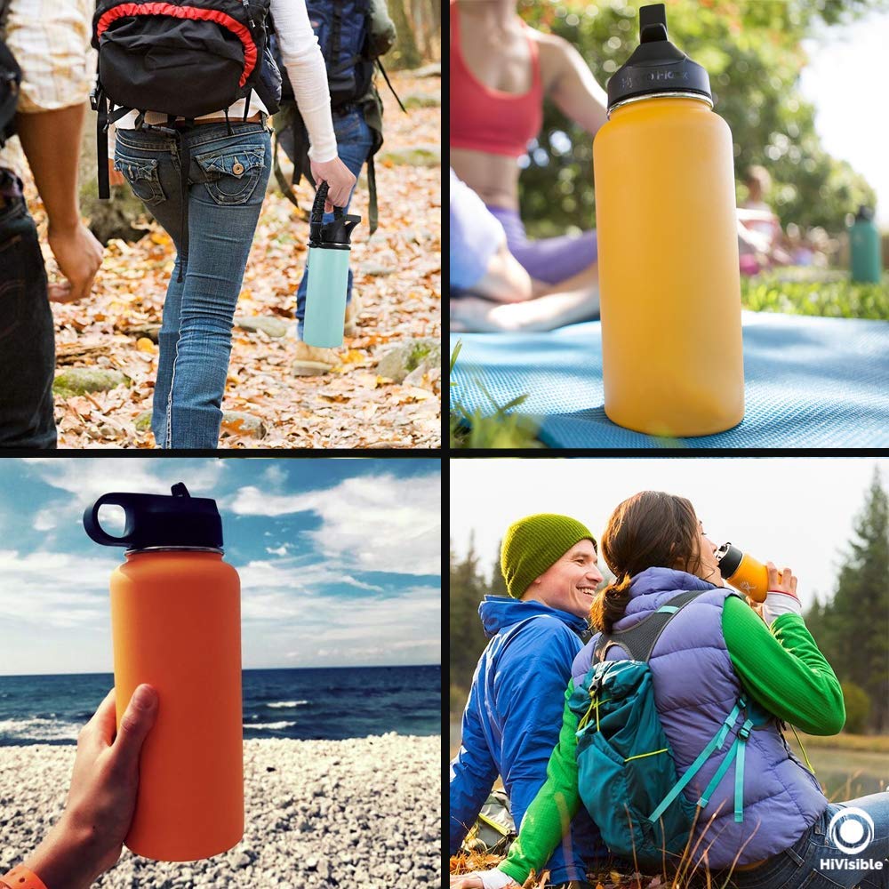Hydro Flask Straw Replacement - Straws for 32 oz, 40 oz, 64 oz Hydroflasks (3-Hydroflask Straw Pack)