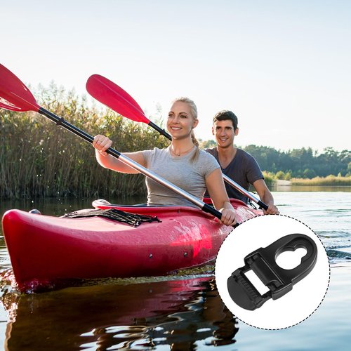 4 Sets Kayak Seat Clips, Kayak Seat Clips and Hooks Seat Buckle Kayak Seat Repair Kit Compatible with Lifetime Boat Kayak, Kayak Accessories and Replacement Parts