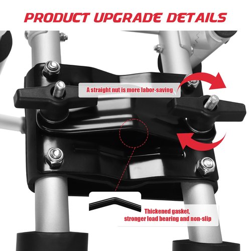 FORWODE Premium Kayak Roof Rack, 2 Pair J-Bar Roof Rack, Folding Adjustable Rack, Heavy Duty Kayak Roof Carrier 2 Kayak, Canoe, SUV, Surfboard on SUV, Car and Truck Crossbar (4 pcs)