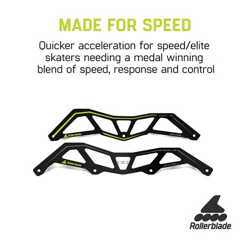 Rollerblade Rival 12.8" Frame 3x125mm, 1 Pair