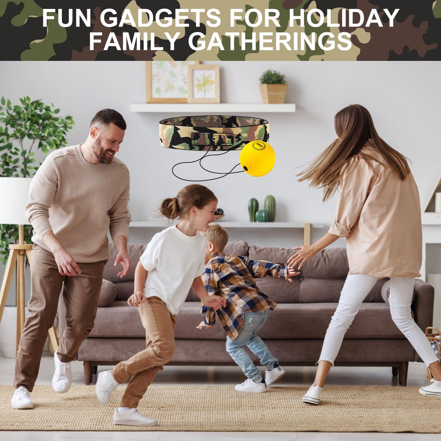 Fun Gift Ideas for Teen Boys - Unique Birthday Gifts for Kids, Novelty Stocking Stuffers Party Favors & Summer Activity Gifts for Children, Boxing Game for Hand-Eye & Foot Coordination Training, Camo