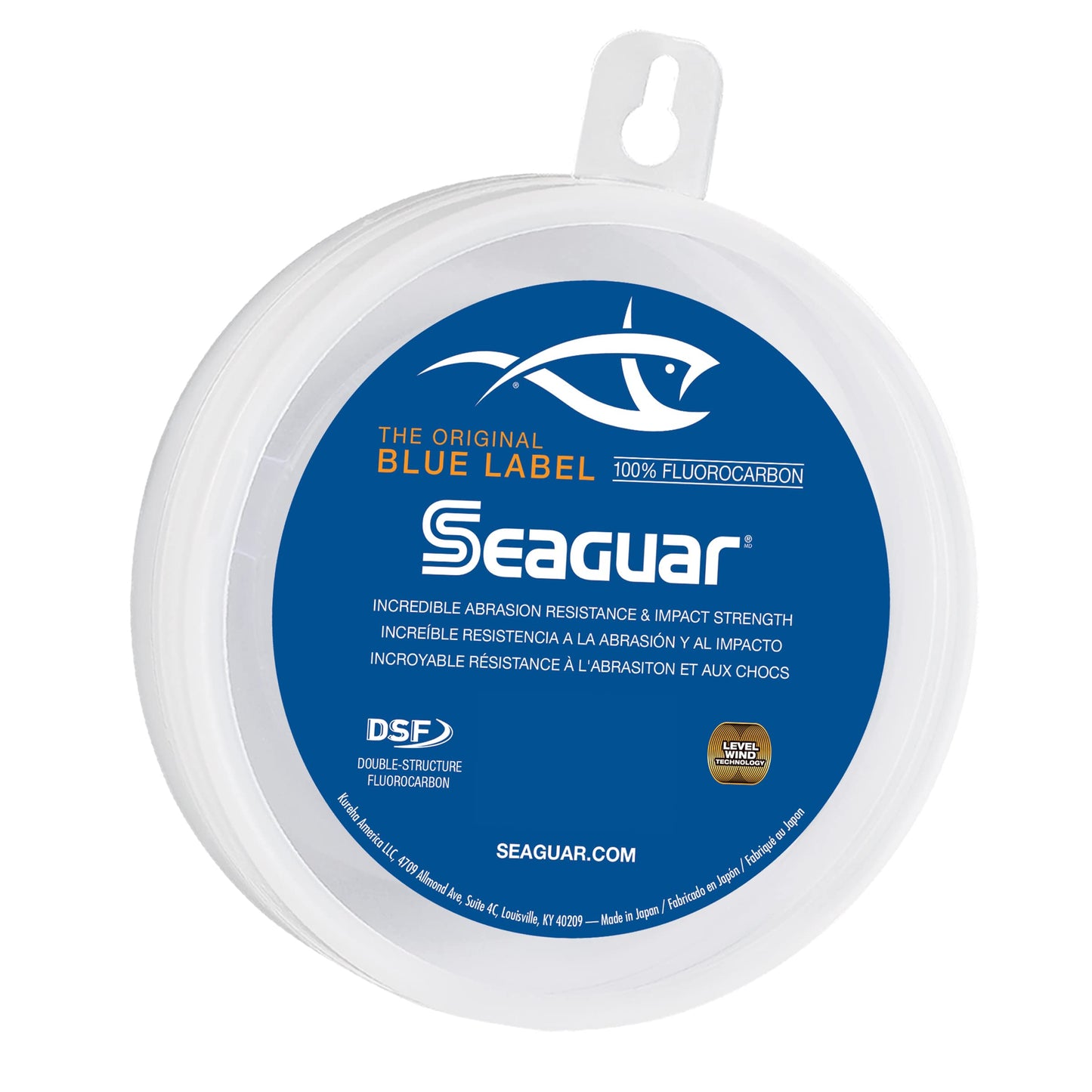 Seaguar Blue Label 100% Flourocarbon Fishing Line (DSF), 80lbs, 25yds Break Strength/Length - 80FC25