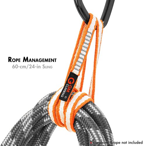GM CLIMBING 11mm UHMWPE Sling Runner 22kN CE UIAA Certified 60cm / 24inch Pack of 3