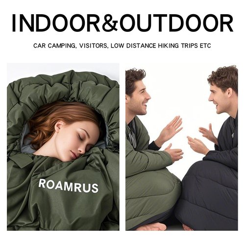 ROAMRUS Sleeping Bags for Adults 30/40/50 Degree,Portable, Waterproof, Lightweight, Warm,Suitable for Outdoor & Indoor, Hiking, Camping, Cold Weather Sleeping Bag for Kids Girls Boys Mens