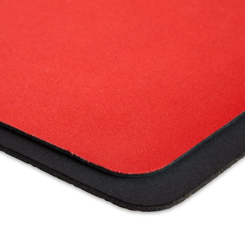 Okuna Outpost 2 Pack Card Game Mat for Magic and MTG - 24x14 inches Board TCG Playmat - 1 Black and 1 Red - Board Game Playmat