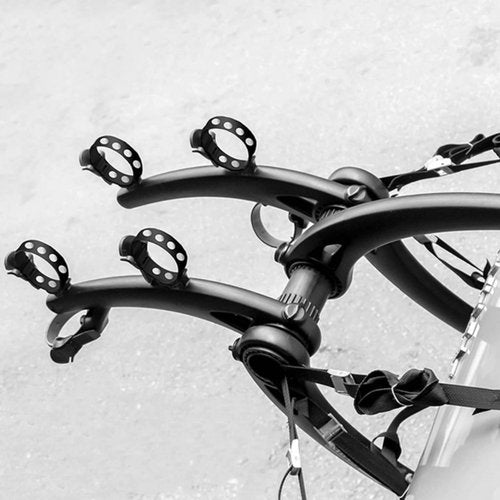 Nagpew 12 Pieces Bike Rack Straps, Rubber Bicycle Wheel Strap Replacement, Bike Cradle Carrier Strap with Holes for Outdoor Activities Car Bike Rack, Cradle Tie Down