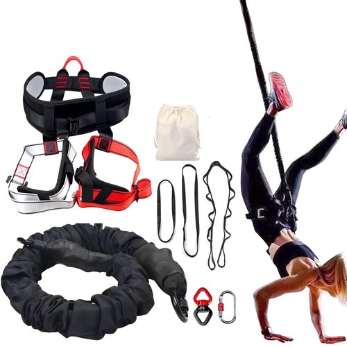 Heavy Duty Elastic Fitness Set, Yoga Elastic Rope, Elastic Band Set, Suitable for Gym Training and Rope Training, Home Fitness Resistance Rope (198-220Pound)