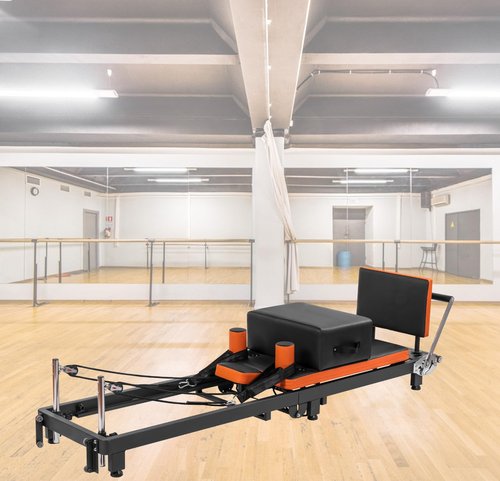 CNDUOLCAO Pilates Reformer Machine 79" Foldable Pilates Reformer with Pilates Box & Jump Board, Home Pilates Equipment for Strength Training, Compact Foldable Design for Home Gym, Studio & Fitness