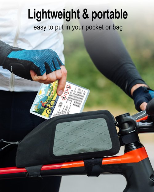 cycletour Bike Tire Repair Kit, Bicycle Tire Repair Kit with High-Strength Bike Tire Levers, Bike Tire Patch and Tire Repair Glue, Bike Tube Patch Kit for Mountain and Road Bikes