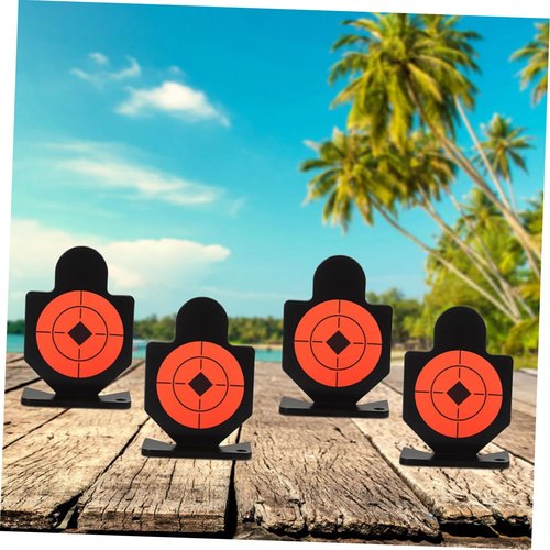 Balacoo Stainless Steel Shooting Targets 8pcs Metal Animal Targets for Range Easy Setup for Archery Practice