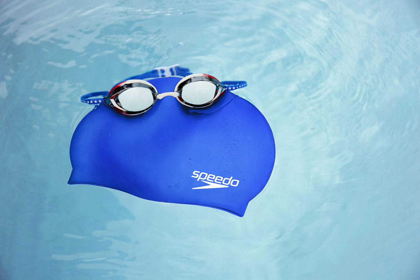 Speedo Unisex-Adult Swim Cap Silicone,(Pack of 2)