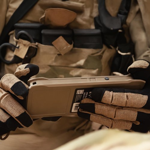 PIG Alpha Full Dexterity Tactical Gloves for Shooting, Touchscreen Compatible, Breathable, 1 Pair, Black, Large